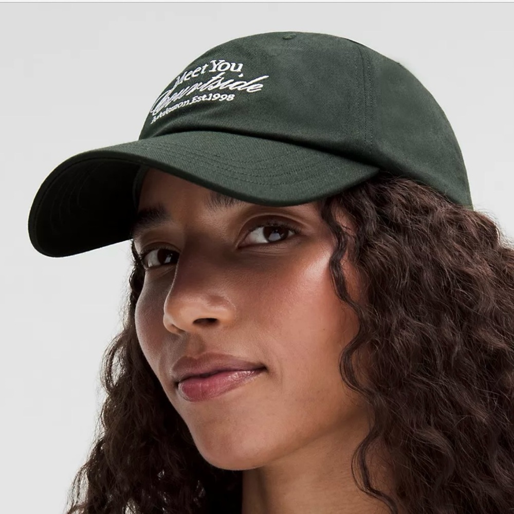 NWT Lululemon Classic Unisex Ball Cap Tennis Club Rainforest Green/White S/M